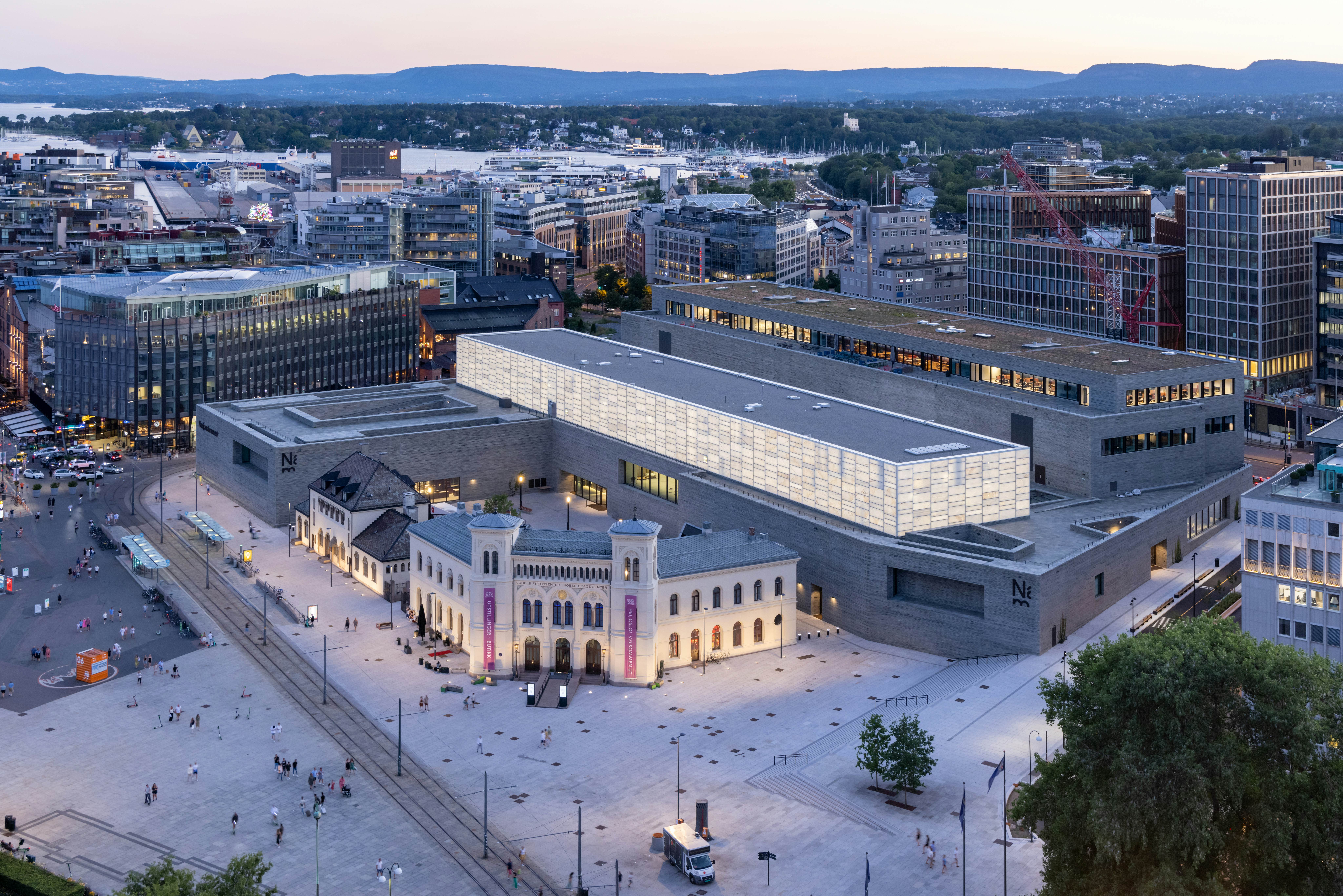 The exterior of the National Museum of Norway